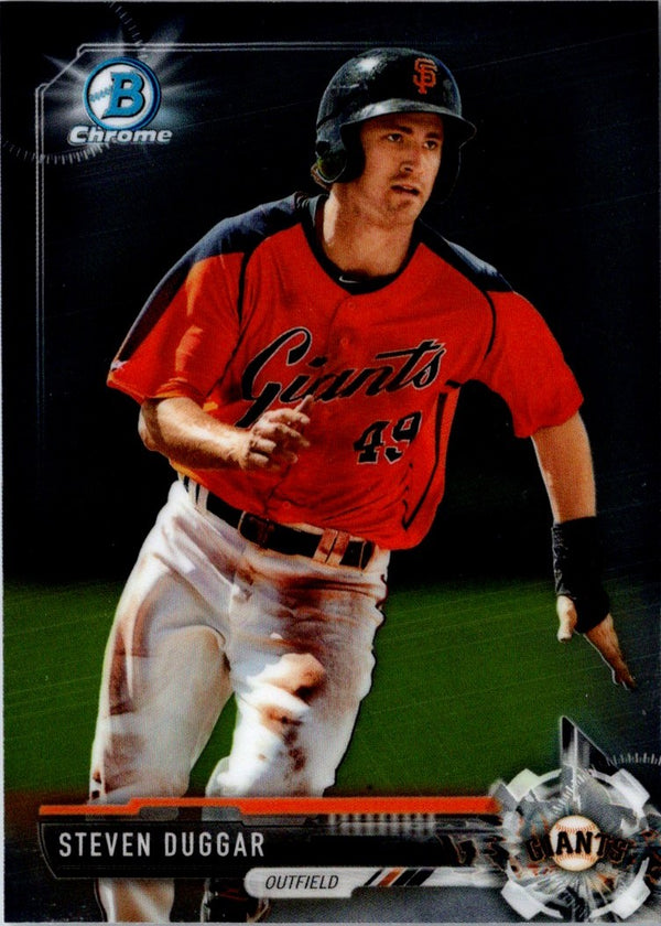 2017 Bowman Chrome Prospects Steven Duggar #BCP220