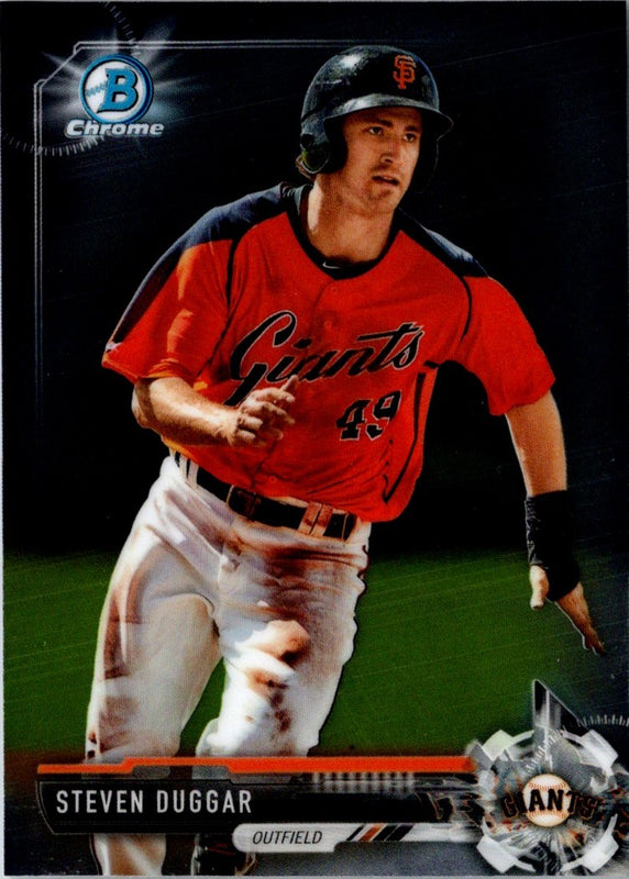2017 Bowman Chrome Prospects Steven Duggar #BCP220