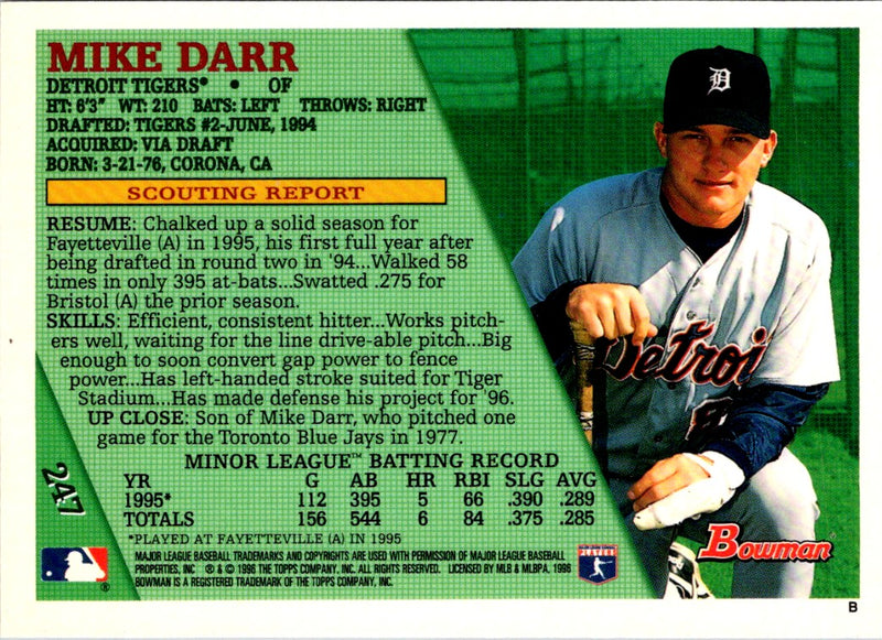 1996 Stadium Club Darren Bragg