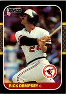 1987 Donruss Rick Dempsey