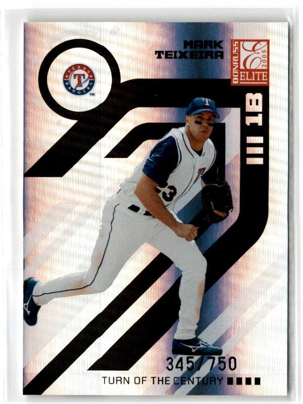 2005 Donruss Elite Turn of the Century Mark Teixeira #144 345/750