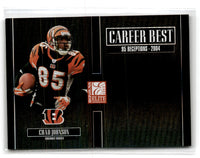 2005 Donruss Elite Career Best Black Chad Johnson #CB-9 137/250
