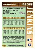 1996 Topps Geoff Jenkins #24 Rookie