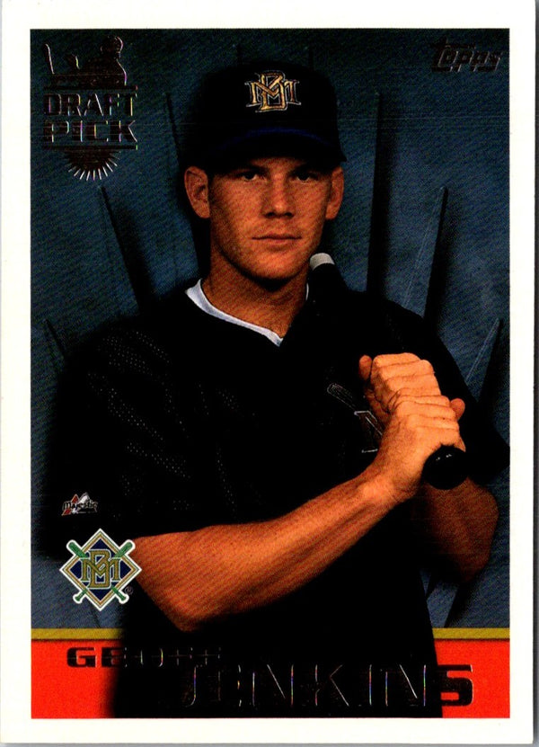 1996 Topps Geoff Jenkins #24 Rookie