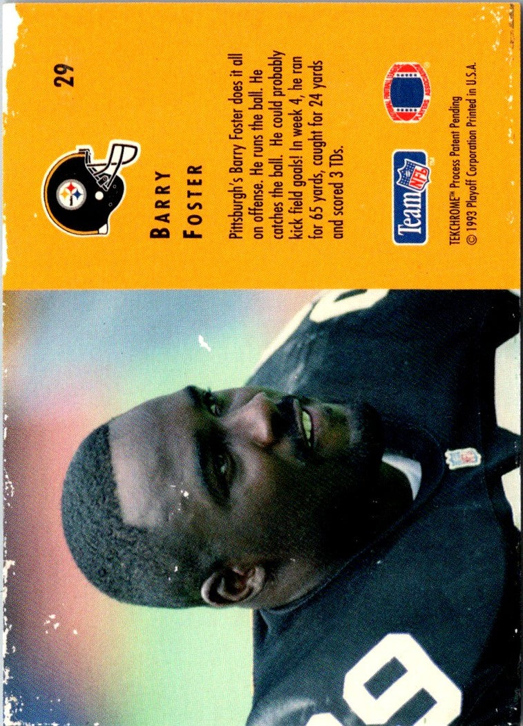 1993 Playoff Contenders Barry Foster