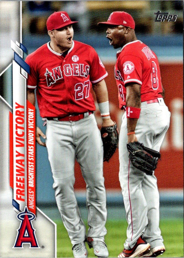 2020 Topps Update Freeway Victory (Mike Trout/Justin Upton) #U-261