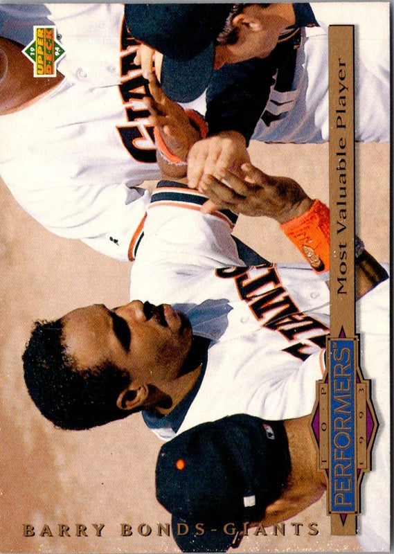 1993 Upper Deck Barry Bonds #bh