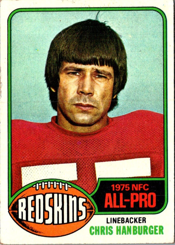 1976 Topps Chris Hanburger #330