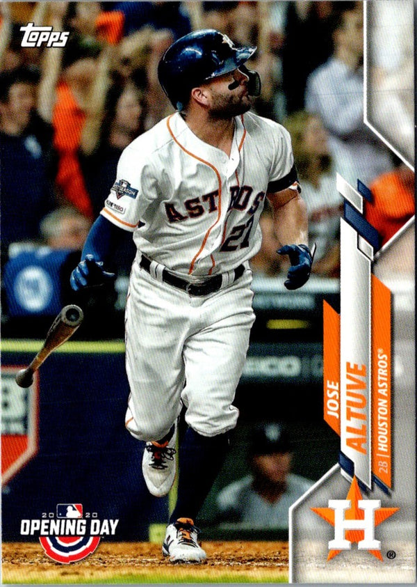 2020 Topps Opening Day Jose Altuve #89