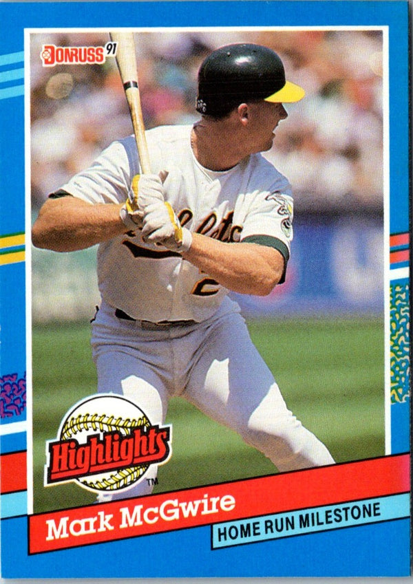 1991 Donruss Bonus Cards Mark McGwire #BC-9