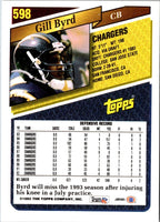 1993 Topps Gill Byrd #598