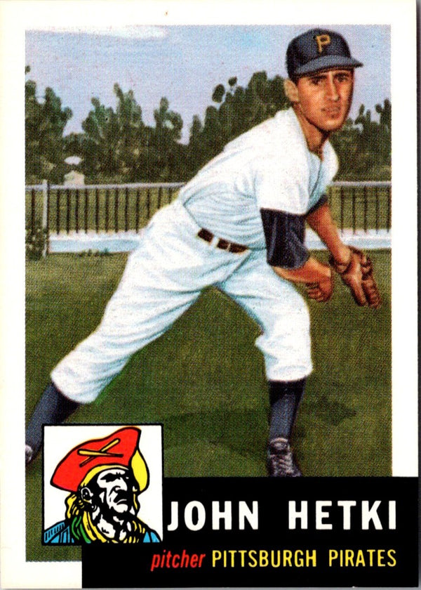 1991 Topps Archives 1953 John Hetki #235