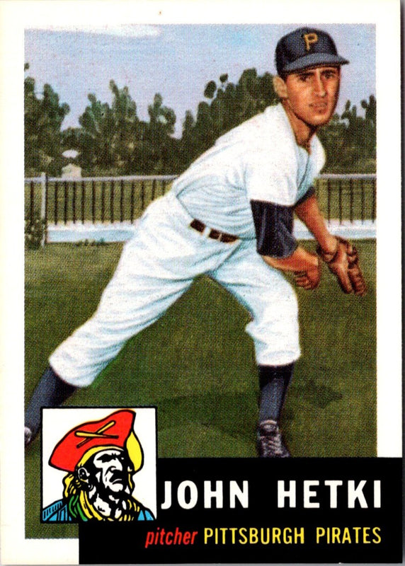 1991 Topps Archives 1953 John Hetki #235