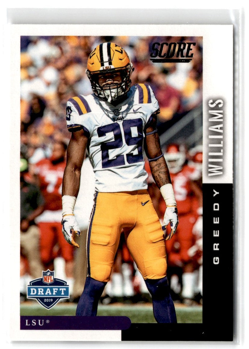 2019 Score NFL Draft 2019 Greedy Williams