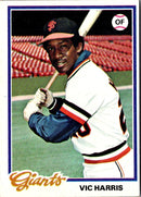 1978 Topps Vic Harris