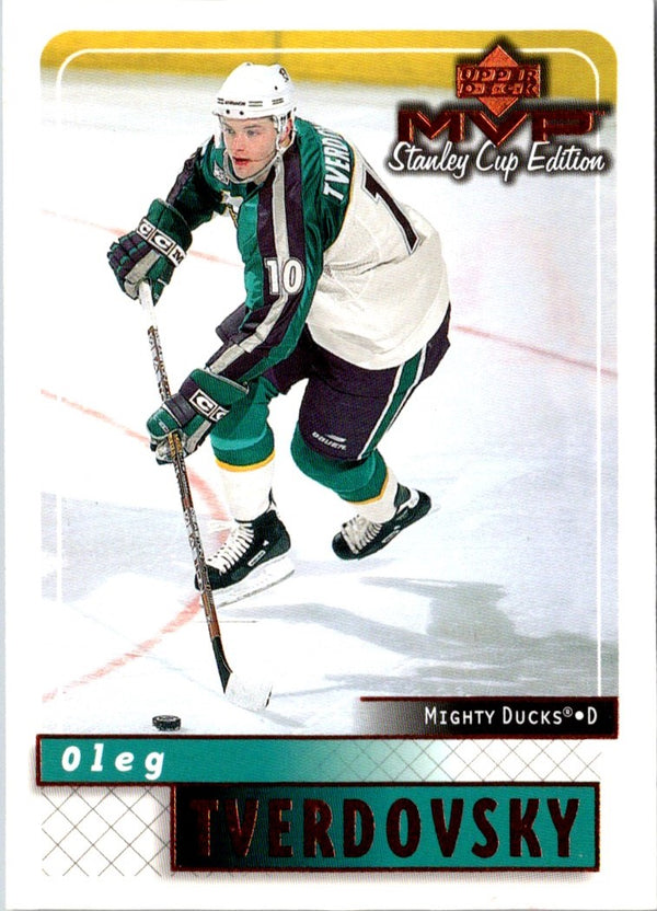 1999 Upper Deck MVP Stanley Cup Oleg Tverdovsky #4