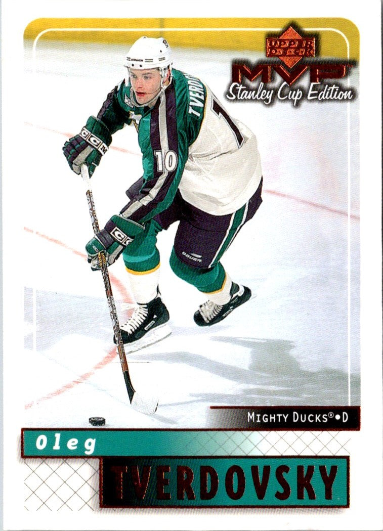 1999 Upper Deck MVP Stanley Cup Oleg Tverdovsky