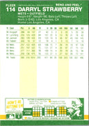 1987 Fleer Star Stickers Darryl Strawberry