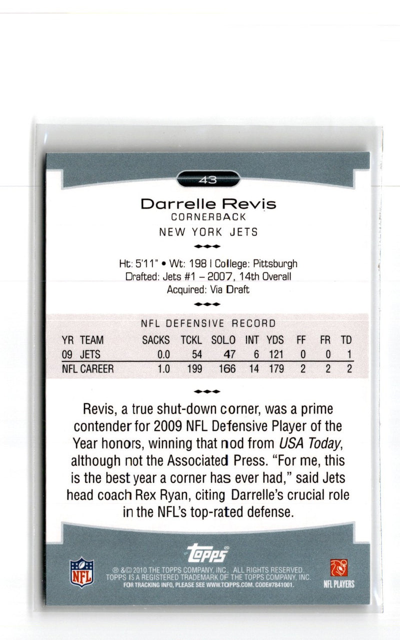 2010 Topps Platinum Darrelle Revis