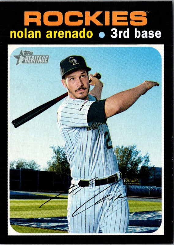 2020 Topps Heritage Nolan Arenado #322