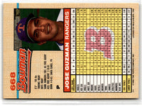 1992 Bowman Jose Guzman #668