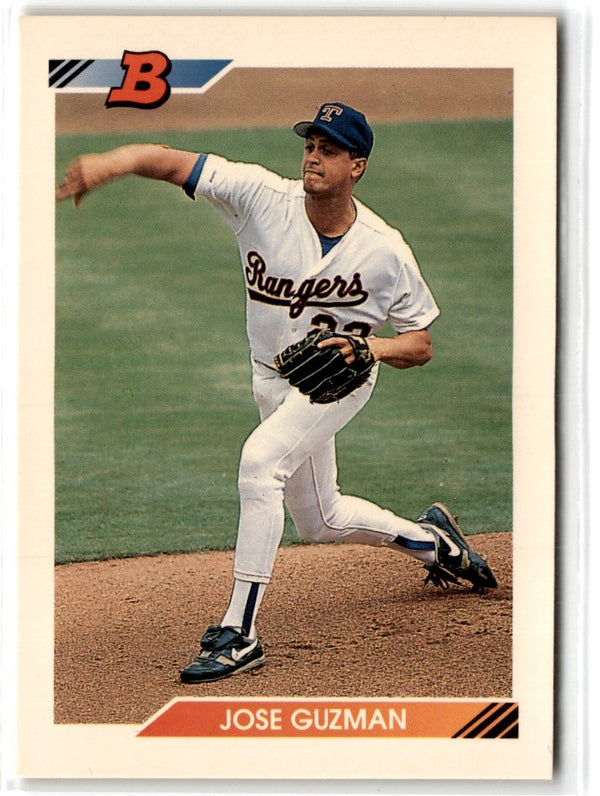 1992 Bowman Jose Guzman #668