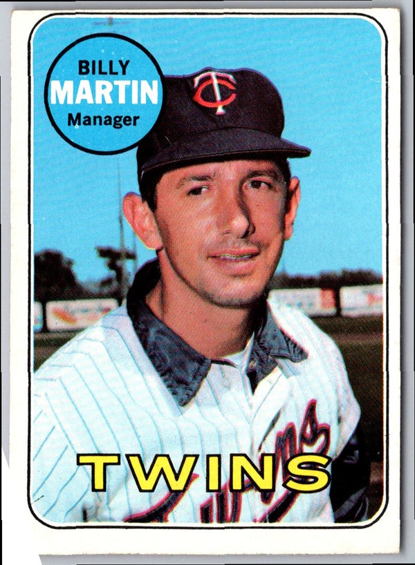 1969 Topps Billy Martin #547