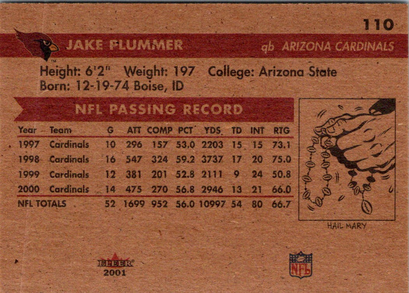 1999 Fleer Focus Jake Plummer