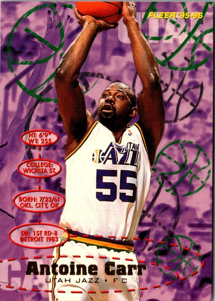 1995 Fleer European Antoine Carr