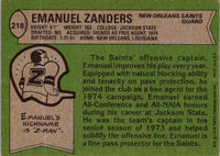 1978 Topps Emanuel Zanders #218