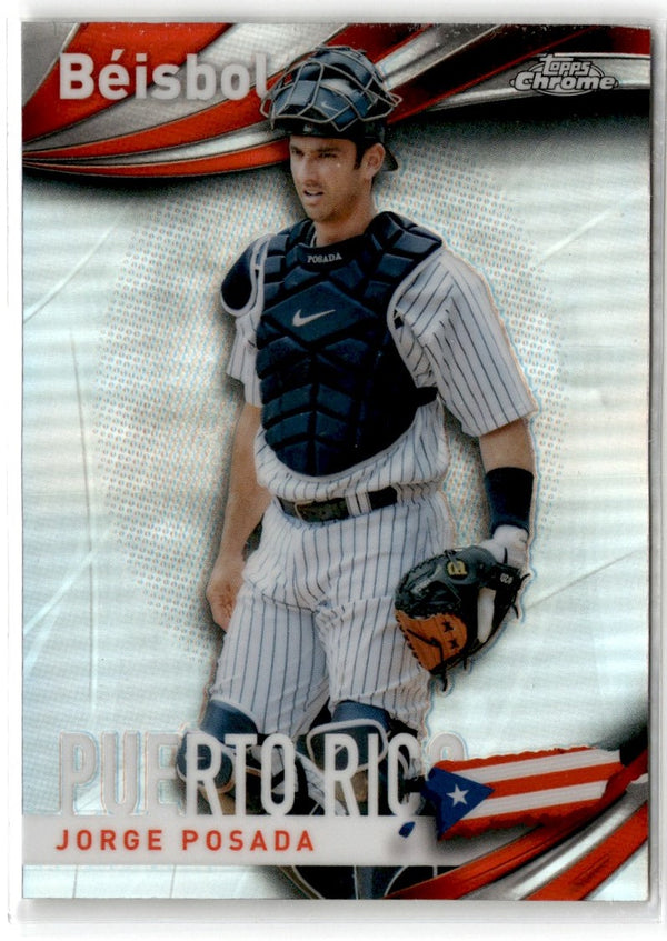 2021 Topps Chrome Beisbol Jorge Posada #B-9