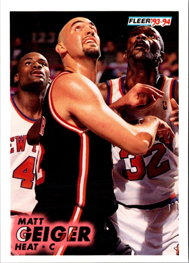 1993 Fleer Matt Geiger