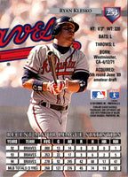 1995 Donruss Ryan Klesko #253