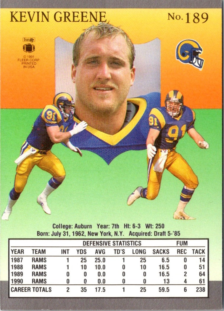 1991 Ultra Kevin Greene