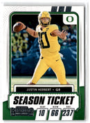 2021 Panini Contenders Draft Picks Ticket Justin Herbert