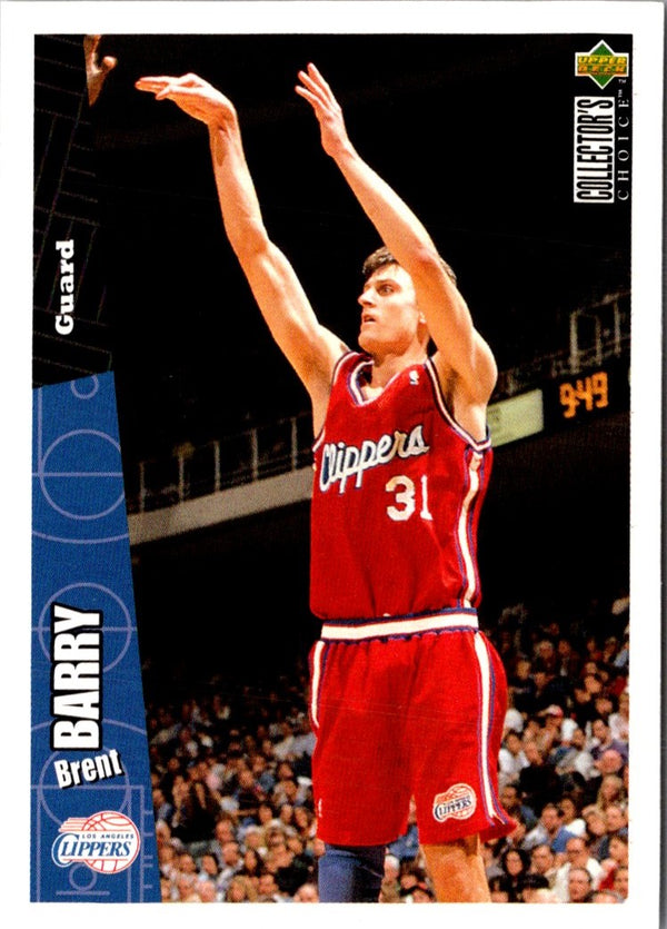 1996 Collector's Choice Brent Barry #70