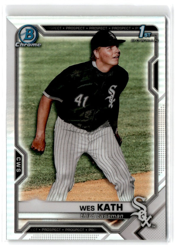 2021 Bowman Draft Chrome Wes Kath #BDC-43