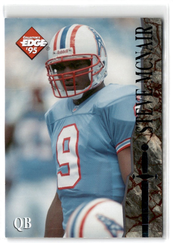 1995 Collector's Edge Excalibur Draft Day Silver Steve McNair #DD-19