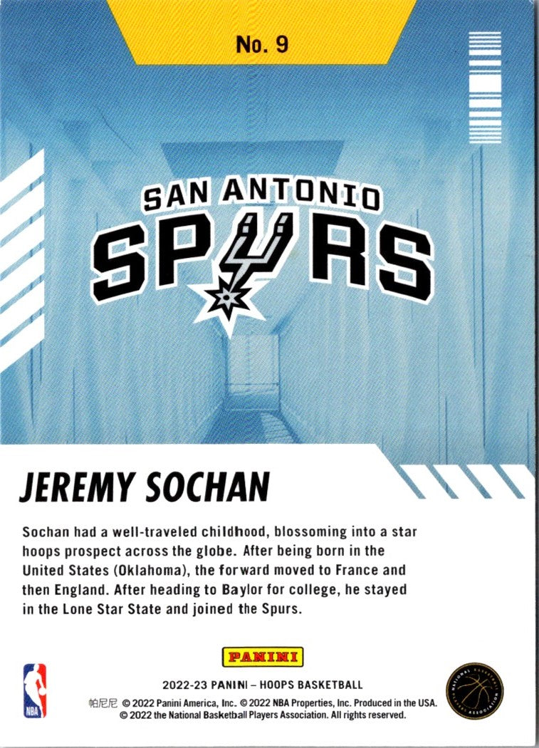 2022 Panini Jeremy Sochan