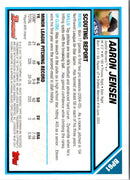 2007 Bowman Prospects Aaron Jensen