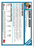 2007 Bowman Prospects Aaron Jensen #BP61