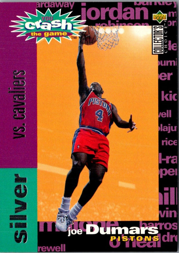 1995 Collector's Choice You Crash the Game Scoring Joe Dumars #C25