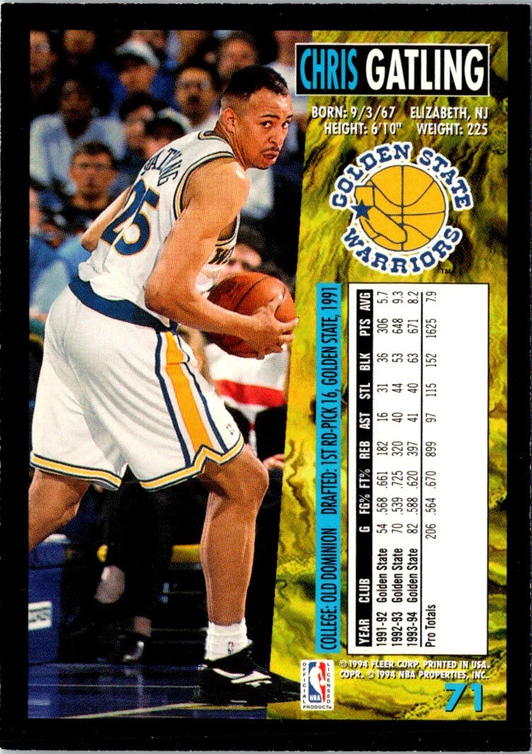 1994 Fleer Chris Gatling