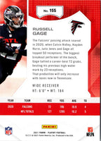 2021 Panini Playoff Red Zone Russell Gage #155
