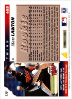 1996 Score Matt Lawton #495 Rookie