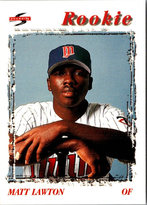 1996 Score Matt Lawton #495 Rookie