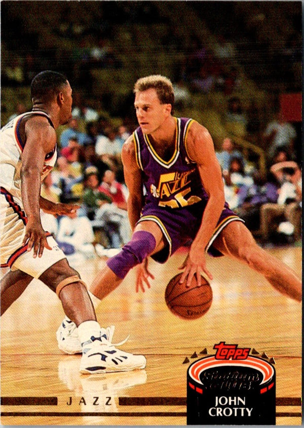 1992 Stadium Club John Crotty #305 Rookie