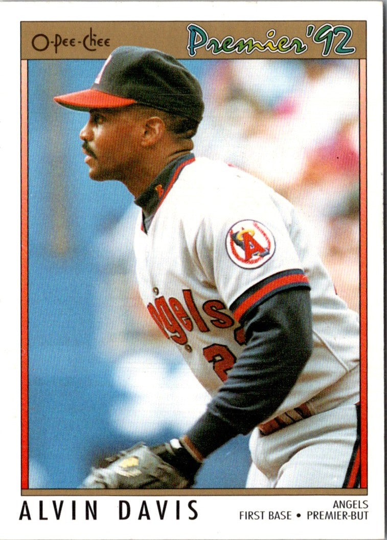 1992 O-Pee-Chee Premier Alvin Davis