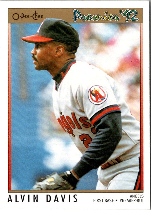 1992 O-Pee-Chee Premier Alvin Davis #183