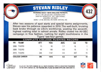 2011 Topps Stevan Ridley #432 Rookie